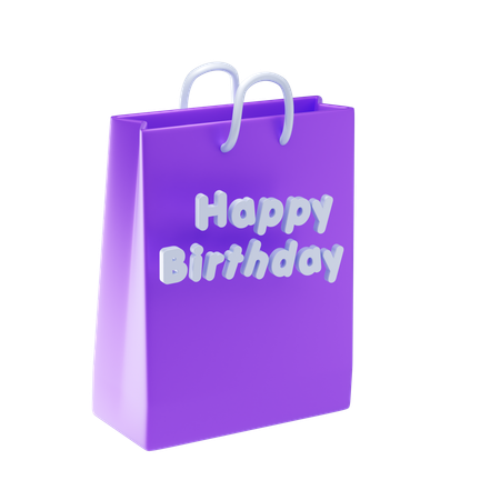 Birthday Bag  3D Icon