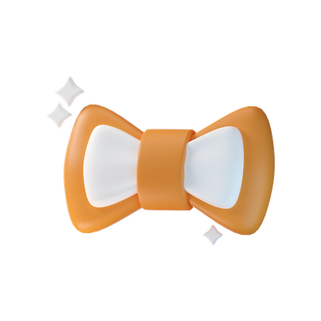 Birthday Bow Tie  3D Icon