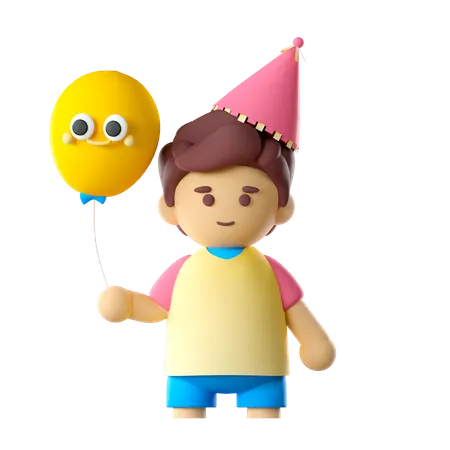 Birthday Boy 3D Icon
