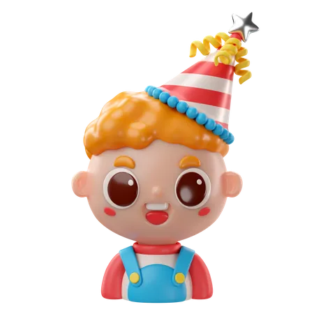 3 D Birthday Icon Birthday Boy 3D Icon