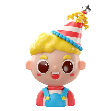 3 D Birthday Icon Birthday Boy 3D Icon