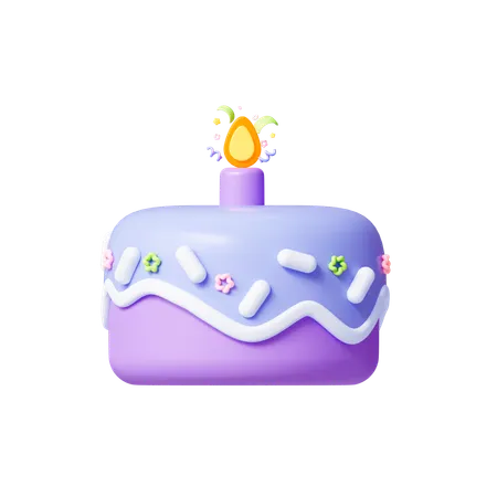 Birthday Birthday Cake 3D Icon