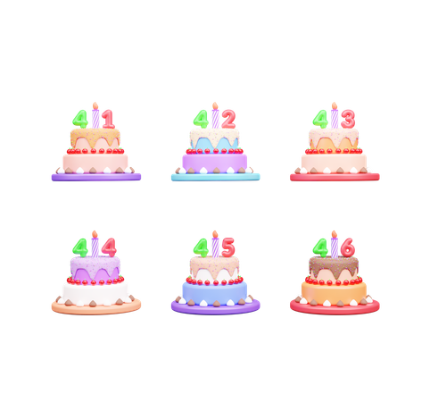 Birthday Cake  3D Icon