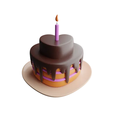 Birthday Cake Download This Item Now 3D Icon