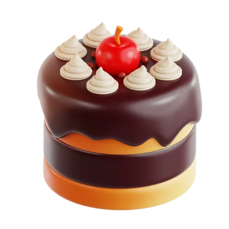 誕生日ケーキ  3D Icon