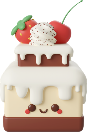 Birthday cake  3D Icon