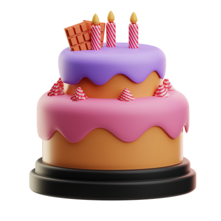 Birthday Cake  3D Icon