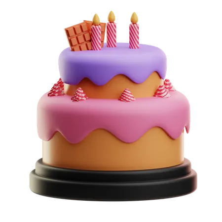 Birthday Cake  3D Icon