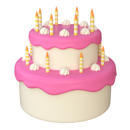 Birthday Cake  3D Icon