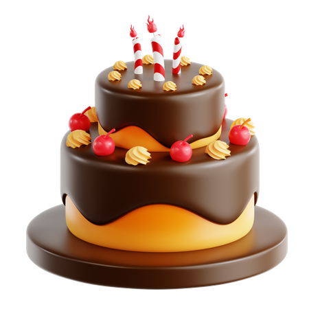 Birthday Cake  3D Icon