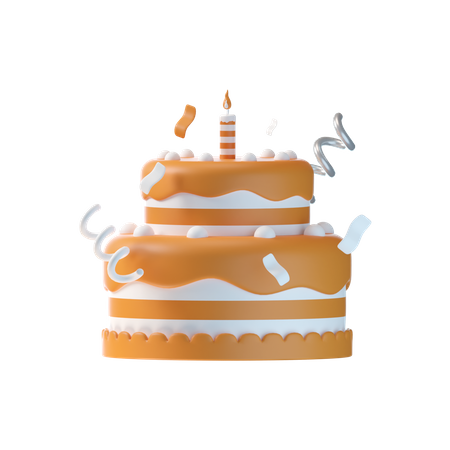 Birthday Cake  3D Icon