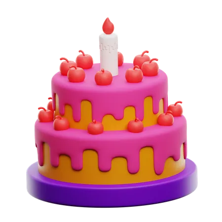 Birthday Cake  3D Icon