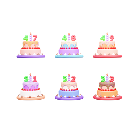 Birthday Cake  3D Icon