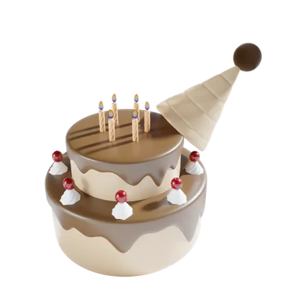 Birthday Cake  3D Icon