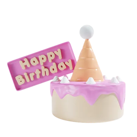 Birthday Cake  3D Icon