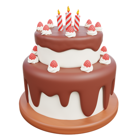 Birthday Cake  3D Icon