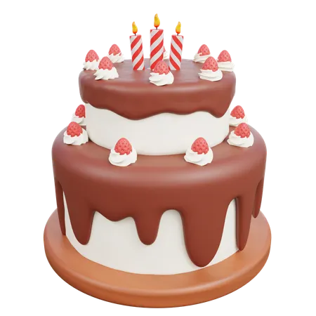 Birthday Cake  3D Icon