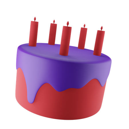 Birthday Cake  3D Icon