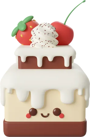 Birthday cake  3D Icon