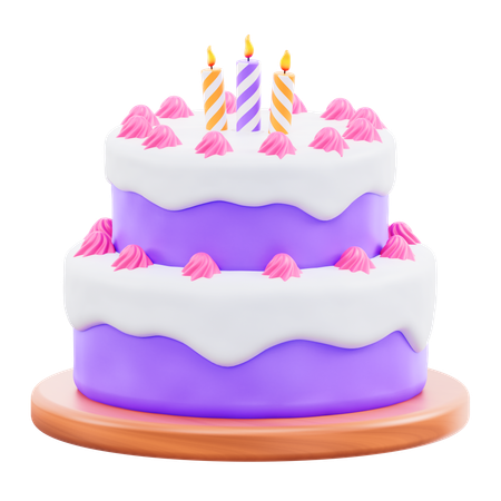 Birthday Cake  3D Icon