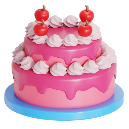 Birthday cake  3D Icon