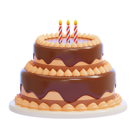 Birthday Cake  3D Icon