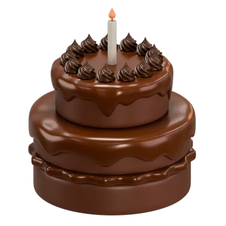 Birthday Cake  3D Icon