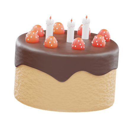 Birthday Cake  3D Icon