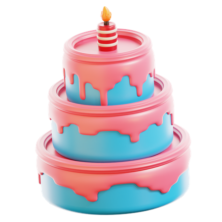 Birthday Cake  3D Icon