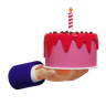 3d birthday logo