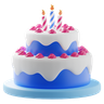birthday cake 3d images