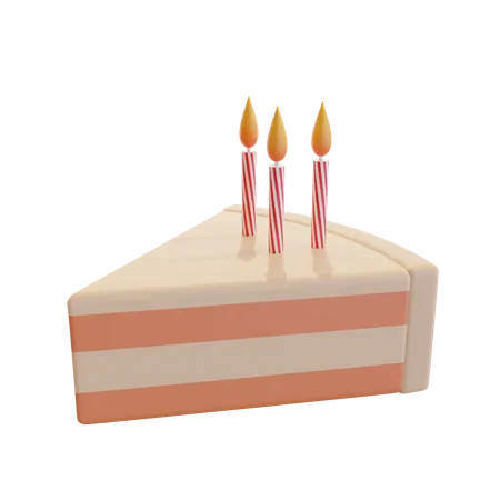 Birthday Cake 3D Icon
