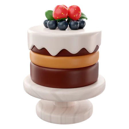 3 D Birthday Icon Birthday Cake 3D Icon