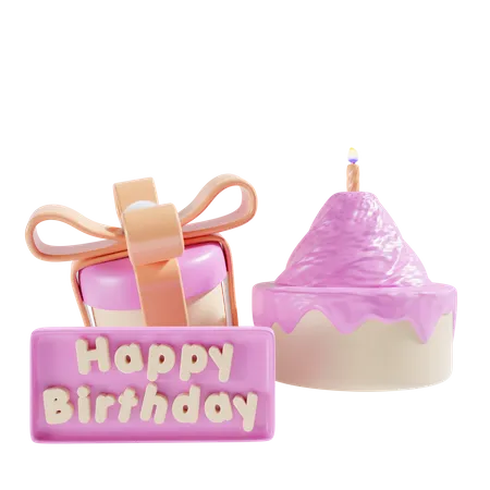 Birthday Party Icon 3D Icon