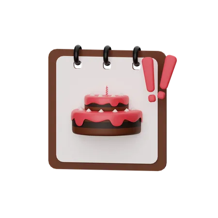 Birthday Calendar  3D Icon