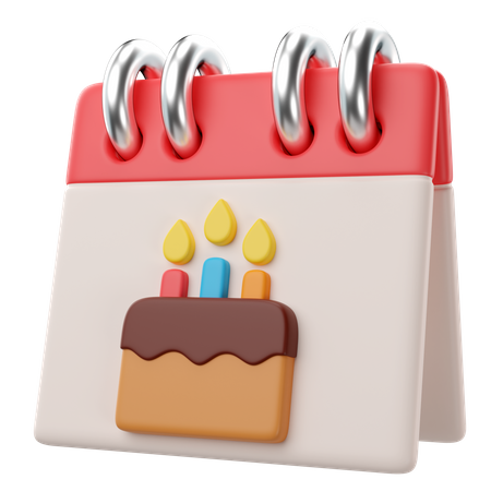 Birthday Calendar  3D Icon