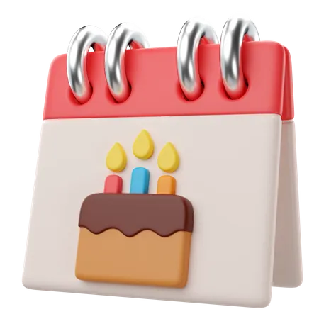 Birthday Calendar  3D Icon