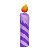 free 3d birthday candle 