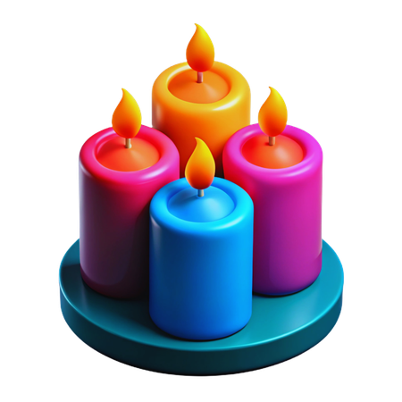Birthday Candles  3D Icon