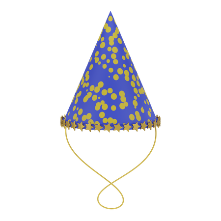 Birthday Cap  3D Icon