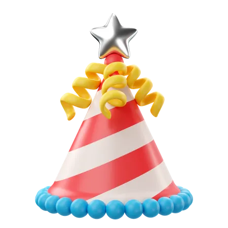 Birthday Cap  3D Icon