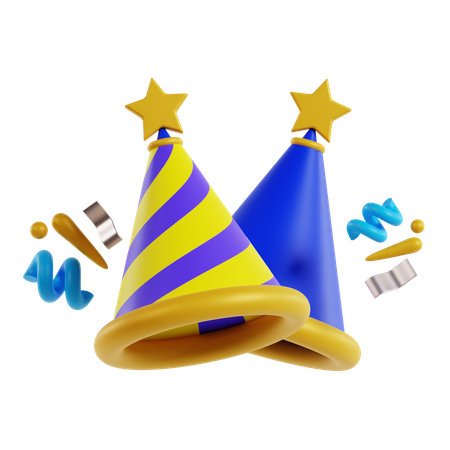 Birthday Cap  3D Icon