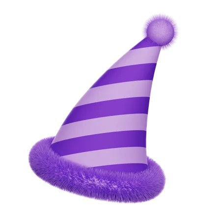 3 D Party Hat Illustration 3D Icon