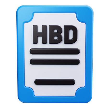 생일 카드  3D Icon