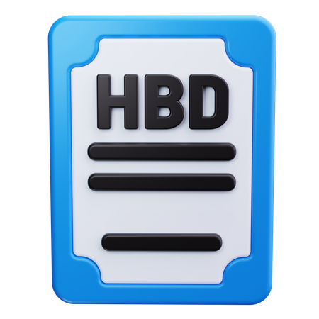 Birthday Card  3D Icon