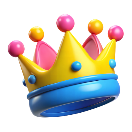 Birthday Crown  3D Icon