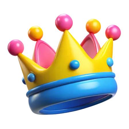 생일 왕관  3D Icon