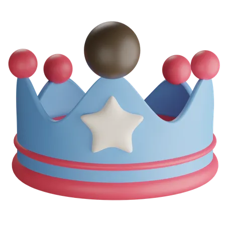 Birthday Crown  3D Icon