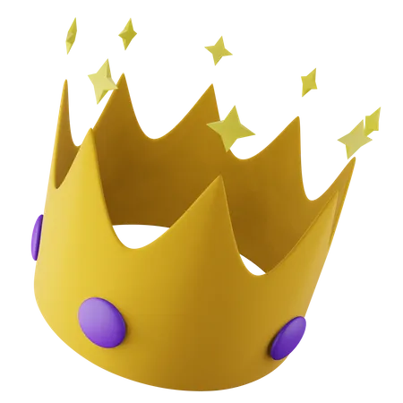 Birthday Crown  3D Icon