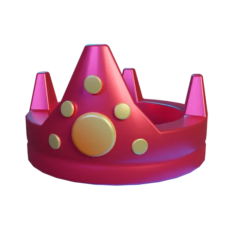 Birthday crown  3D Illustration